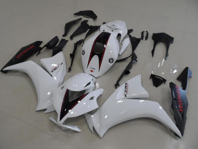 Branco & Preto Fosco Estilo OEM Carenagem Moto Honda CBR 1000RR 12-16 Branco & Preto Fosco Estilo OEM Carenagem Moto Honda CBR 1000RR 12-16