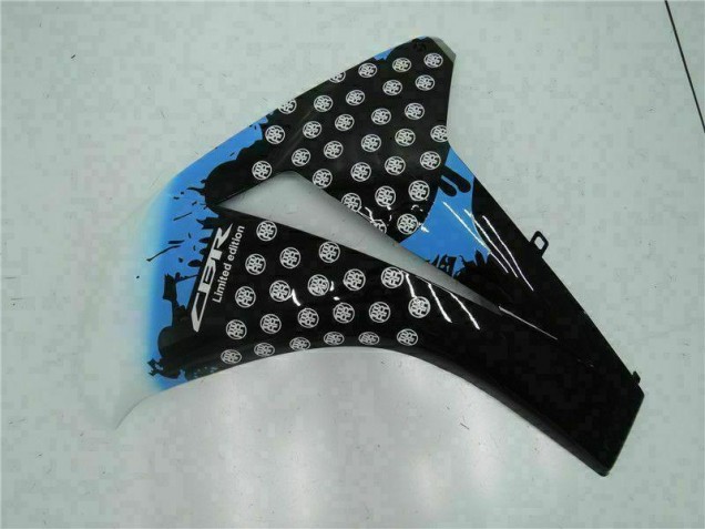 Branco Preto Injeção Kit Carenagem Moto Honda CBR 1000RR 08-11 Branco Preto Injeção Kit Carenagem Moto Honda CBR 1000RR 08-11