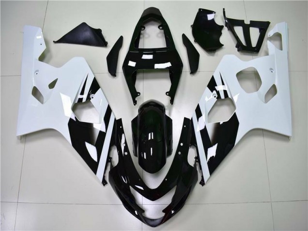 Branco Preto Injeção Kit Carenagem Moto Suzuki GSXR 600 / 750 K4 04-05 Branco Preto Injeção Kit Carenagem Moto Suzuki GSXR 600 / 750 K4 04-05