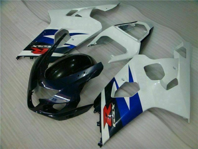Branco Preto Injeção Kits Carenagem Moto Suzuki GSXR 600 / 750 K4 04-05