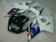 Branco Preto Injeção Kits Carenagem Moto Suzuki GSXR 600 / 750 K4 04-05