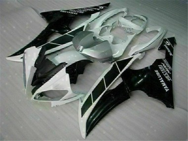 Branco Preto Injeção Kits Carenagem Moto Yamaha R6 08-16