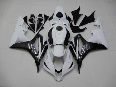 Branco Preto Kit Carenagem Moto Honda CBR 600RR 09-12