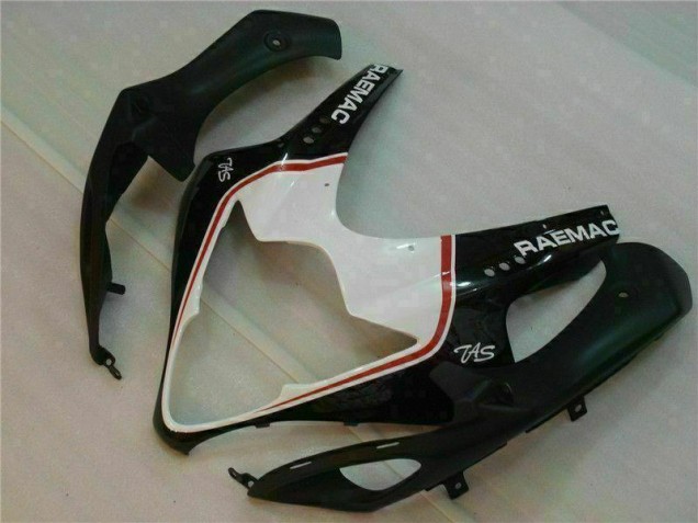 Branco Preto Kit Carenagem Moto Suzuki GSXR 1000 K5 05-06 Branco Preto Kit Carenagem Moto Suzuki GSXR 1000 K5 05-06
