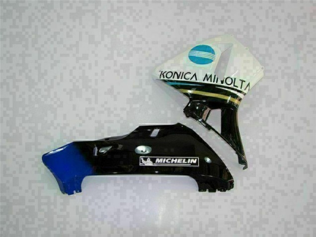 Branco Preto Kit Completo Carenagem Moto Honda CBR 600RR 03-04 Branco Preto Kit Completo Carenagem Moto Honda CBR 600RR 03-04