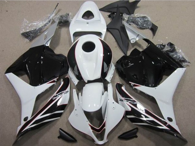 Branco Preto Kit Completo Carenagem Moto Honda CBR 600RR 09-12