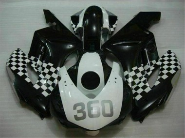 Branco Preto Kits Carenagem Moto Honda CBR 1000RR 04-05
