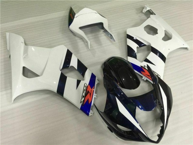 Branco Preto Kits Carenagem Moto Suzuki GSXR 1000 K3 03-04 Branco Preto Kits Carenagem Moto Suzuki GSXR 1000 K3 03-04