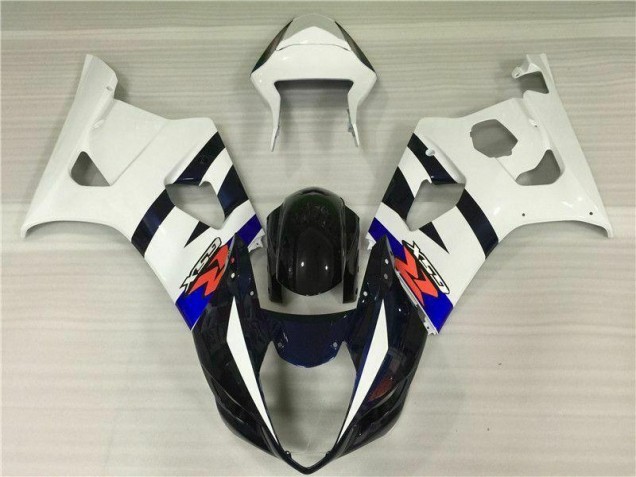 Branco Preto Kits Carenagem Moto Suzuki GSXR 1000 K3 03-04 Branco Preto Kits Carenagem Moto Suzuki GSXR 1000 K3 03-04