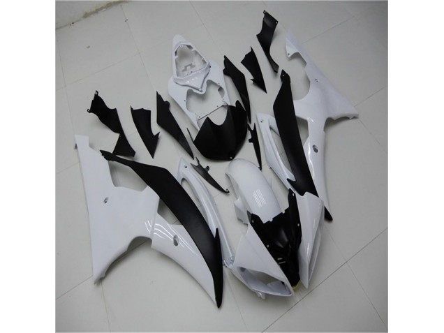 Branco Preto Kits Carenagem Moto Yamaha R6 08-16 Branco Preto Kits Carenagem Moto Yamaha R6 08-16