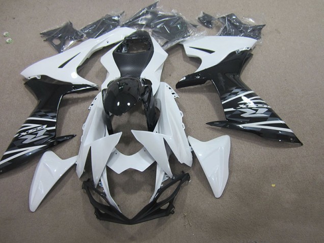 Branco Preto Kits Completo Carenagem Moto Suzuki GSXR 750 K11 11-21 Branco Preto Kits Completo Carenagem Moto Suzuki GSXR 750 K11 11-21