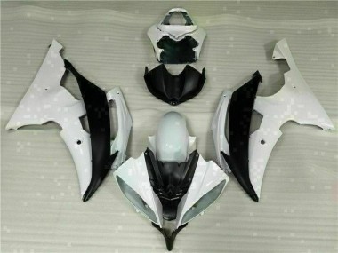 Branco Preto Kits Completo Carenagem Moto Yamaha R6 08-16