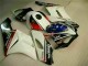 Branco Preto Moto Plástico Honda CBR 1000RR 04-05 Branco Preto Moto Plástico Honda CBR 1000RR 04-05