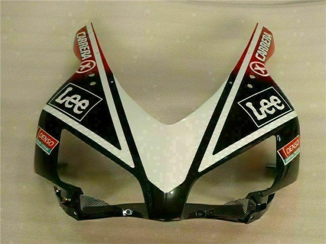 Branco Preto Moto Plástico Honda CBR 1000RR 04-05 Branco Preto Moto Plástico Honda CBR 1000RR 04-05