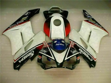 Branco Preto Moto Plástico Honda CBR 1000RR 04-05