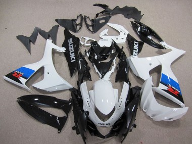 Branco Preto Moto Plástico Suzuki GSXR 1000 K9 09-16