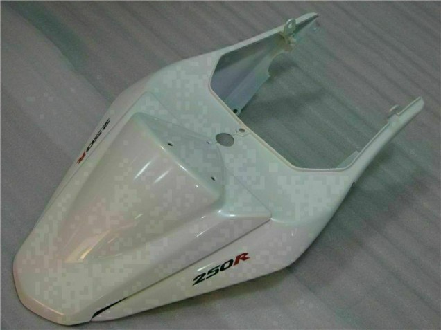 Branco Preto Ninja 3M Carenagem Moto Kawasaki EX250 08-12 Branco Preto Ninja 3M Carenagem Moto Kawasaki EX250 08-12