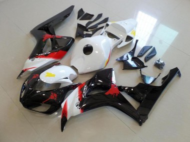 Branco Preto & No Adesivo Carenagem Moto Honda CBR 1000RR 06-07