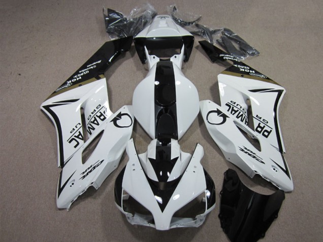 Branco Preto PRAMAC Carenagem Moto Honda CBR 1000RR 04-05 Branco Preto PRAMAC Carenagem Moto Honda CBR 1000RR 04-05