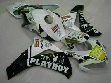 Branco Preto Playboy Carenagem Moto & Plástico Moto Honda CBR 1000RR 08-11