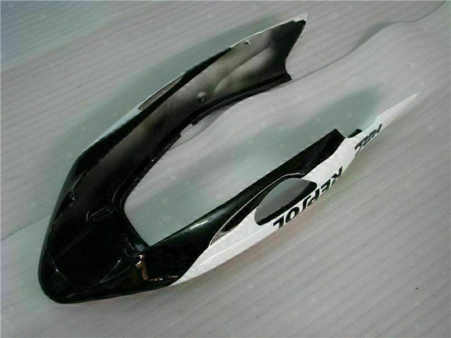 Branco Preto Repsol Carenagem Moto Honda CBR 1100 XX 96-07 Branco Preto Repsol Carenagem Moto Honda CBR 1100 XX 96-07