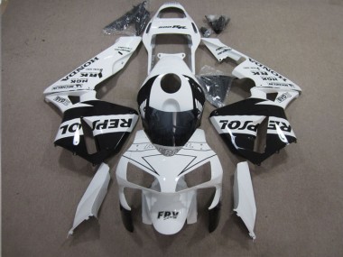 Branco Preto Repsol Carenagem Moto Honda CBR 600RR 03-04