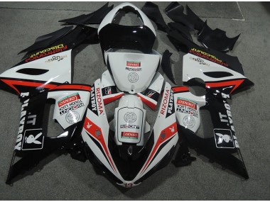 Branco Preto Rizoma Playboy Carroçaria Moto Kawasaki ZX6R 05-06
