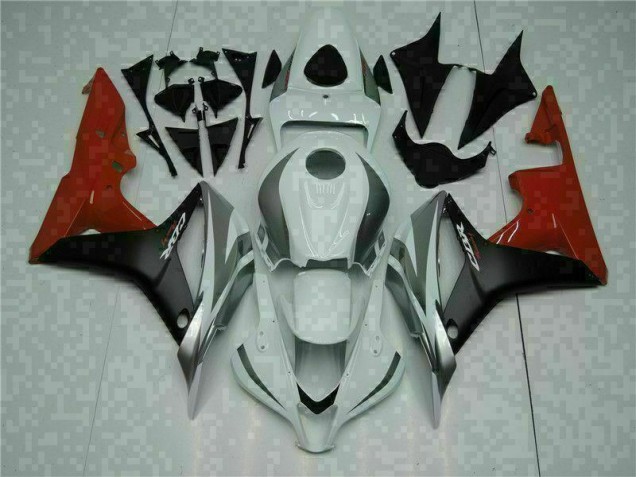 Branco Preto Vermelho Abs Moto Plástico Honda CBR 600RR 07-08