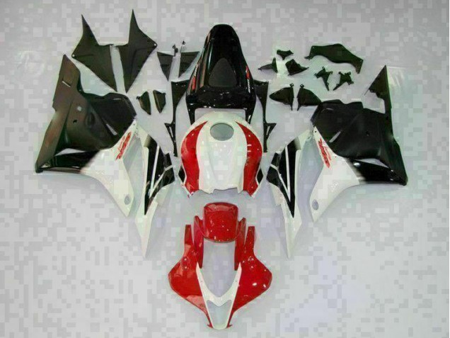 Branco Preto Vermelho Carenagem Moto Honda CBR 600RR 09-12