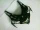 Branco Preto West Carenagem Moto Honda CBR 1000RR 08-11 Branco Preto West Carenagem Moto Honda CBR 1000RR 08-11