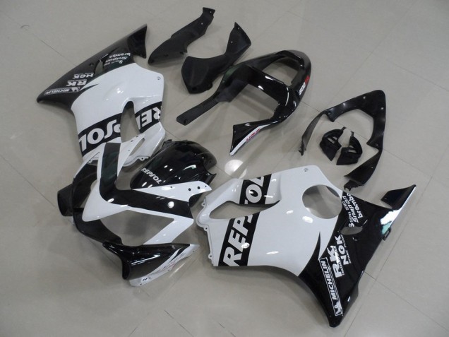 Branco Repsol Carenagem Moto Honda CBR 600 F4i 01-03 Branco Repsol Carenagem Moto Honda CBR 600 F4i 01-03