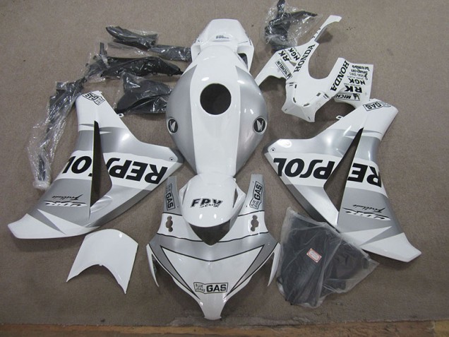 Branco Repsol Injeção Kit Carenagem Moto Honda CBR 1000RR 08-11 Branco Repsol Injeção Kit Carenagem Moto Honda CBR 1000RR 08-11