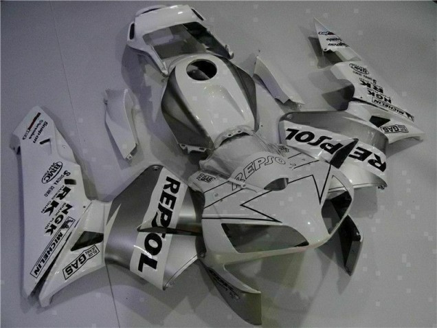 Branco Repsol Injeção Kit Carenagem Moto Honda CBR 600RR 03-04 Branco Repsol Injeção Kit Carenagem Moto Honda CBR 600RR 03-04