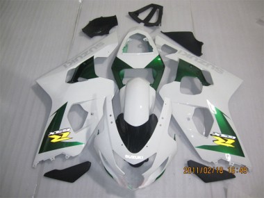 Branco Verde Carenagem Moto Suzuki GSXR 600 K4 04-05