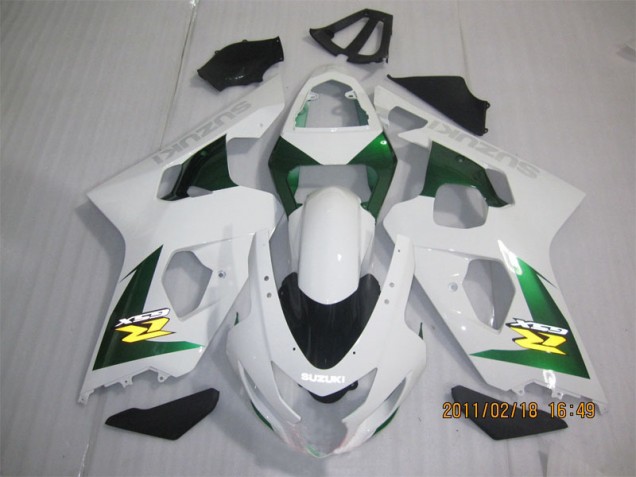 Branco Verde Carenagem Moto Suzuki GSXR 600 K4 04-05