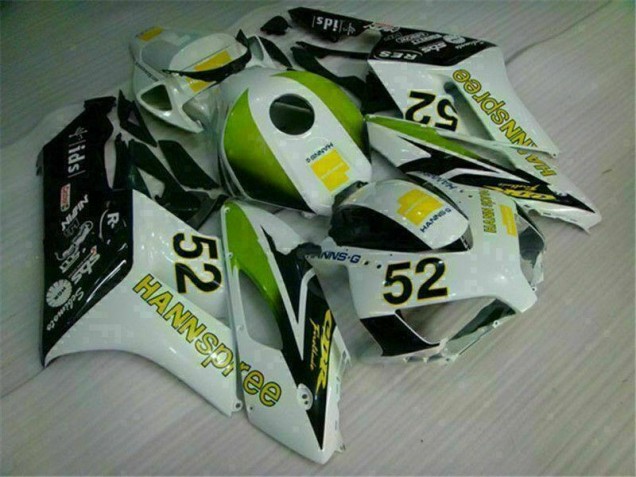 Branco Verde Hannspree 52 Carenagem & Plástico Moto Honda CBR 1000RR 04-05 Branco Verde Hannspree 52 Carenagem & Plástico Moto Honda CBR 1000RR 04-05