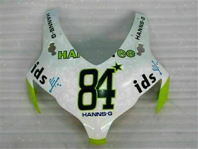 Branco Verde Hannspree 84 Carenagem Moto Honda CBR 1000RR 08-11