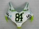 Branco Verde Hannspree 84 Carenagem Moto Honda CBR 1000RR 08-11