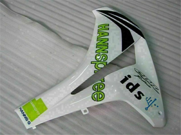 Branco Verde Hannspree 84 Carenagem Moto Honda CBR 1000RR 08-11