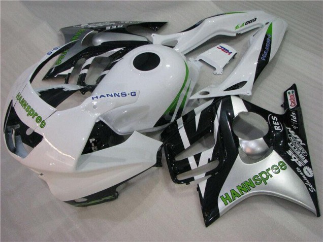 Branco Verde Hannspree Carenagem Moto Honda CBR 600 F3 95-98