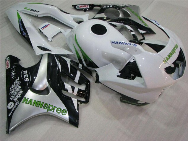 Branco Verde Hannspree Carenagem Moto Honda CBR 600 F3 95-98