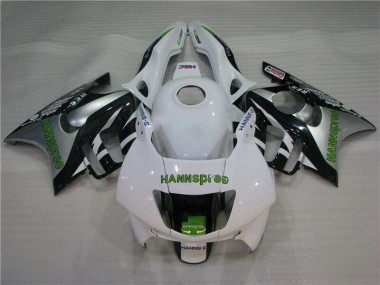 Branco Verde Hannspree Carenagem Moto Honda CBR 600 F3 95-98