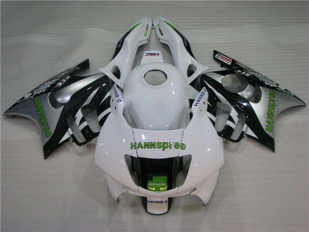 Branco Verde Hannspree Carenagem Moto Honda CBR 600 F3 95-98