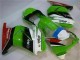 Branco Verde Preto Ninja Carenagem Moto Kawasaki EX250 08-12 Branco Verde Preto Ninja Carenagem Moto Kawasaki EX250 08-12