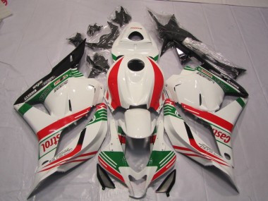 Branco Verde Vermelho Carenagem Moto Honda CBR 600RR 09-12