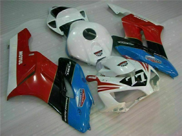 Branco Vermelho 77 Carenagem Moto Honda CBR 1000RR 04-05 Branco Vermelho 77 Carenagem Moto Honda CBR 1000RR 04-05