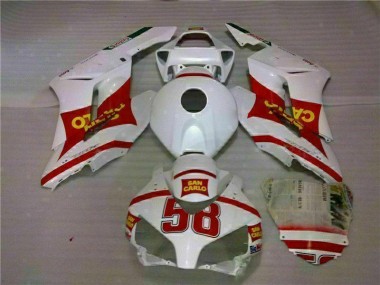 Branco Vermelho Abs Kits Completos Carenagem Moto Honda CBR 1000RR 04-05