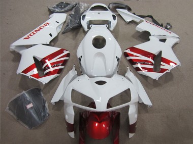 Branco Vermelho Abs Kits Completos Carenagem Moto Honda CBR 600RR 05-06