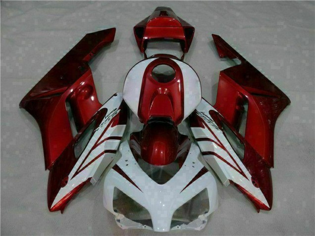 Branco Vermelho Abs Moto Plástico Honda CBR 1000RR 04-05
