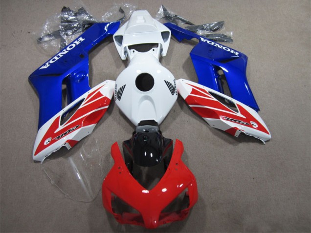 Branco Vermelho Azul Carenagem Moto Honda CBR 1000RR 04-05